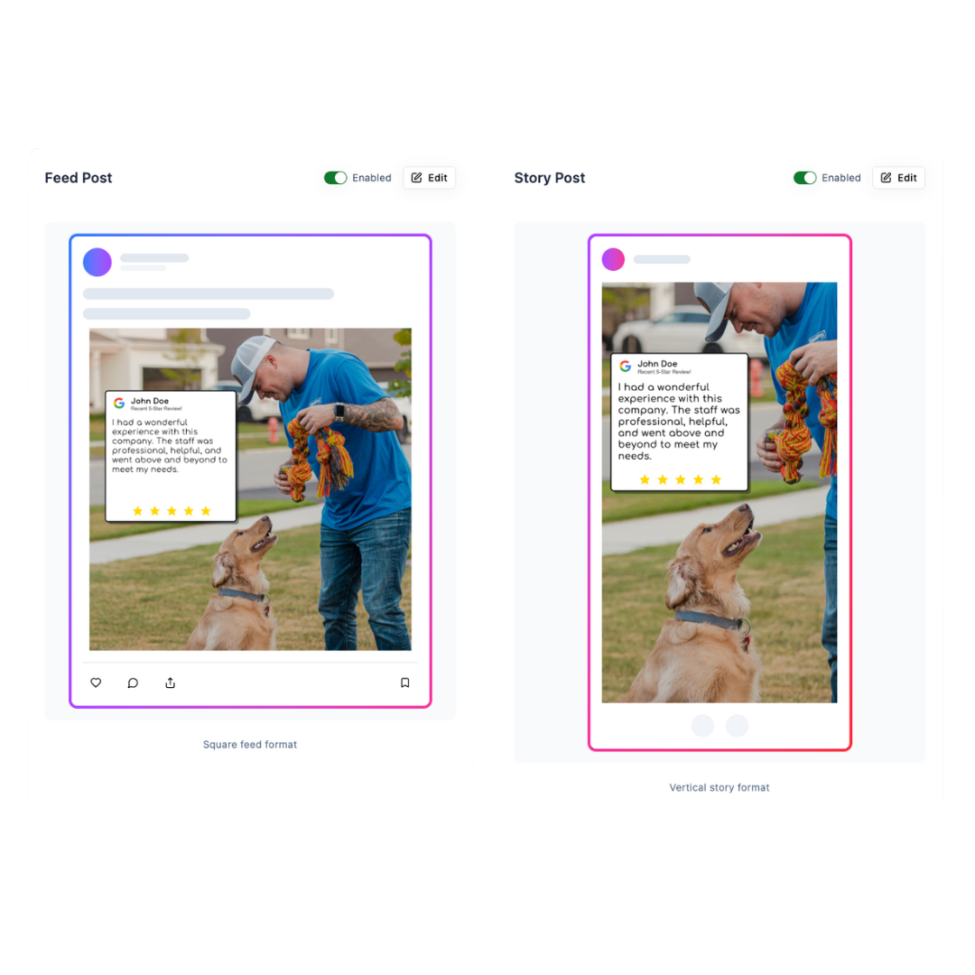 Review Social Posting