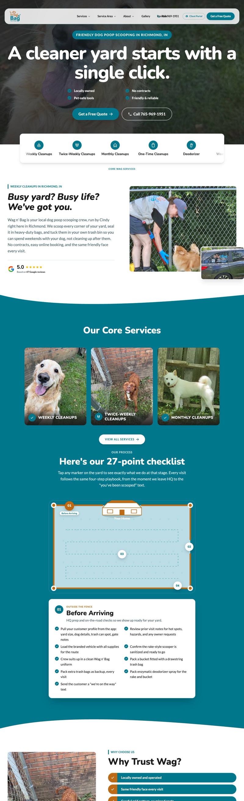 Wag N’ Bag website